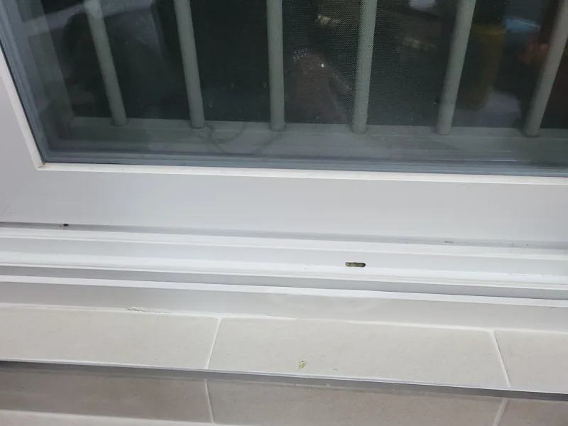 PVC 샷시 균열 복원 시공 후 2